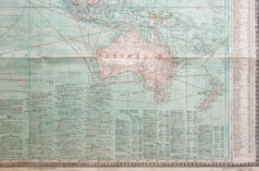 Planisphère ancien - Carte du monde