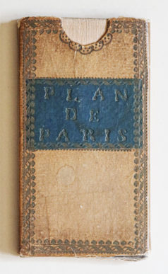 Plan routier et faubourgs de Paris