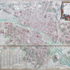 Plan routier et faubourgs de Paris