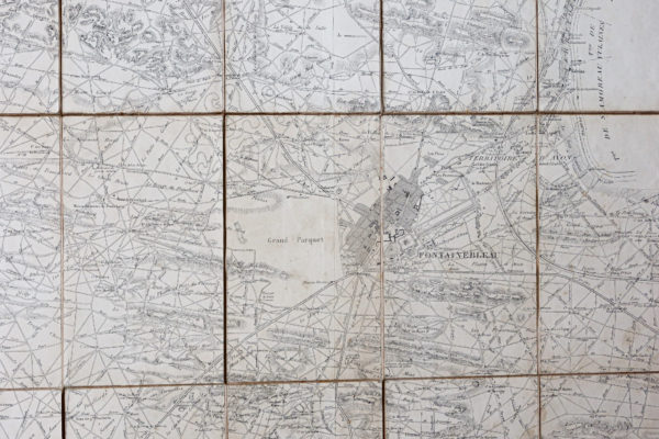 Carte ancienne - Arrondissement de Fontainebleau