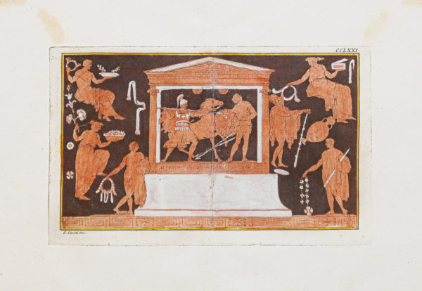 Gravure ancienne - Antiquité Etrusque
