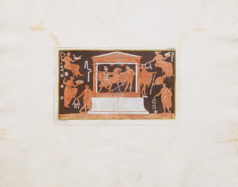 Gravure ancienne - Antiquité Etrusque