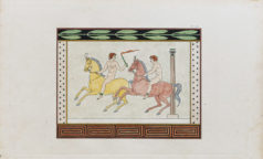 Gravure ancienne - Pompéi