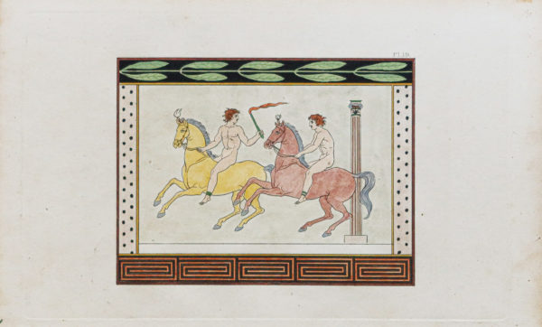 Gravure ancienne - Pompéi