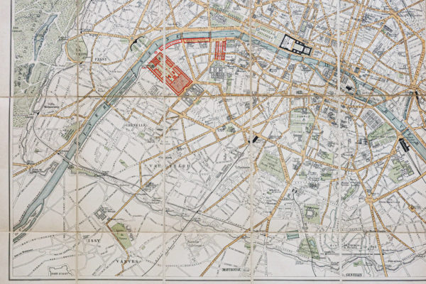 Plan ancien - Paris and its suburbs