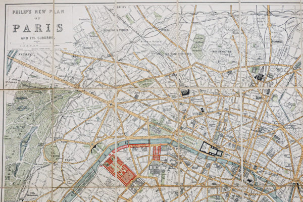 Plan ancien - Paris and its suburbs