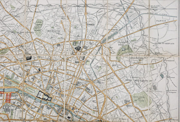 Plan ancien - Paris and its suburbs