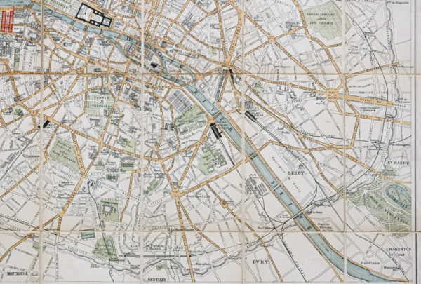 Plan ancien - Paris and its suburbs