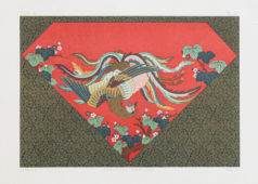 Lithographie ancienne - Japon