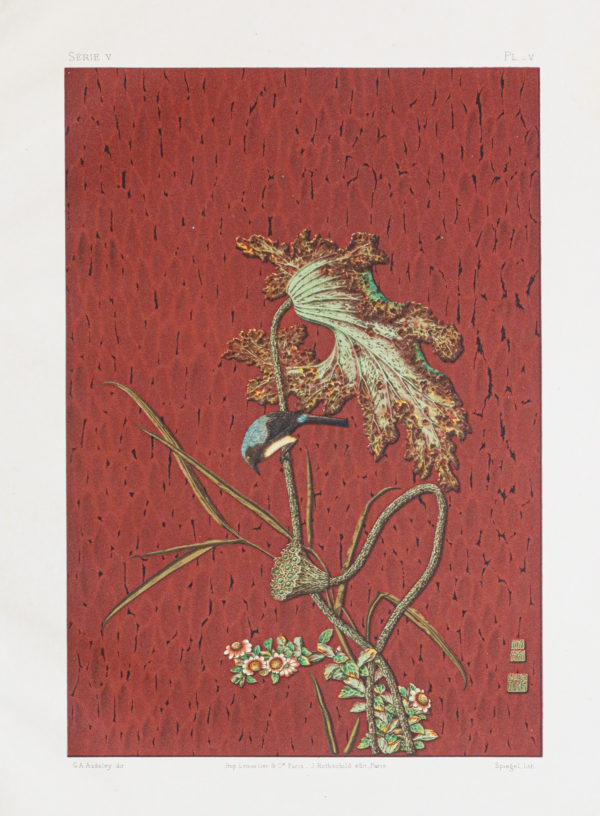 Lithographie ancienne - Japon