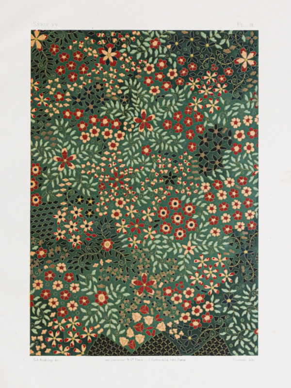 Lithographie ancienne - Japon