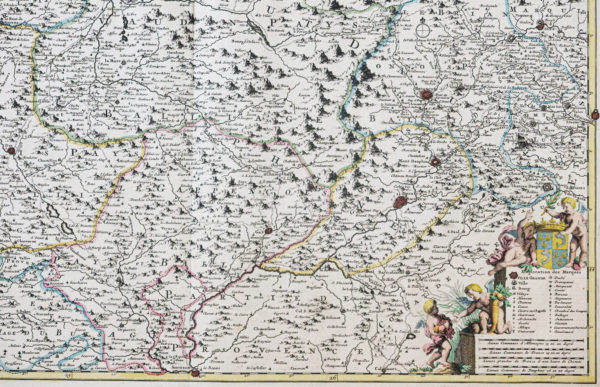 Carte ancienne de l’Evêché de Chartres