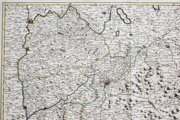 Carte ancienne de l’Evêché de Chartres