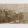 Gravure ancienne - Île de la Cité