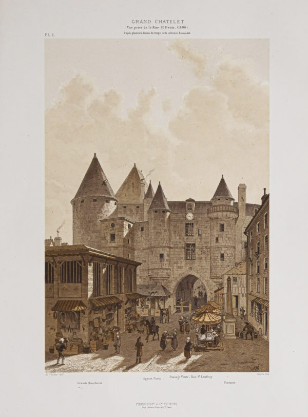 Gravure ancienne du Grand Châtelet