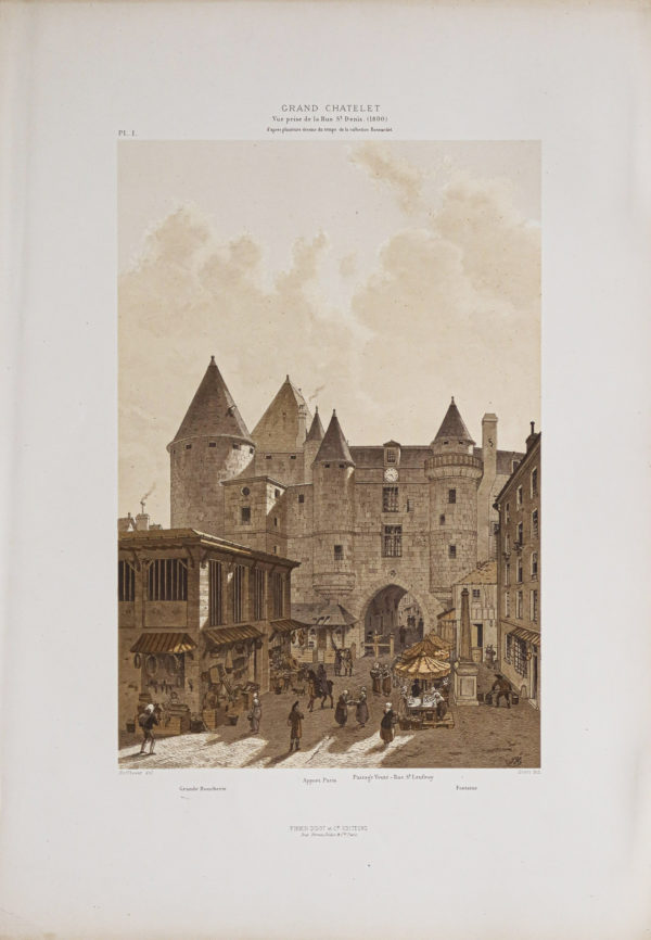 Gravure ancienne du Grand Châtelet