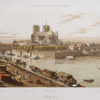 Gravure ancienne de Notre-Dame