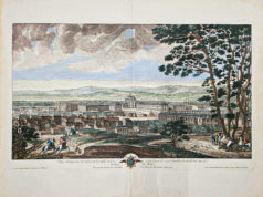 Gravure ancienne du Château de Versailles