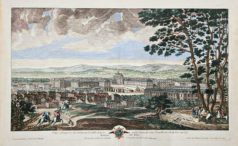 Gravure ancienne du Château de Versailles