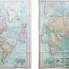 Planisphère ancien - Carte du monde