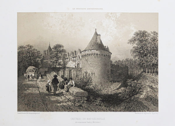 Gravure ancienne du Château de Napoléonville