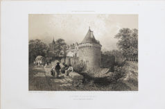 Gravure ancienne du Château de Napoléonville