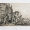 Gravure ancienne de la Cathédrale de Vannes