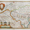Carte géographique ancienne du Pays de Bearn
