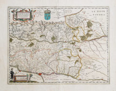 Carte ancienne du Lyonnais - Mâcon - Forest