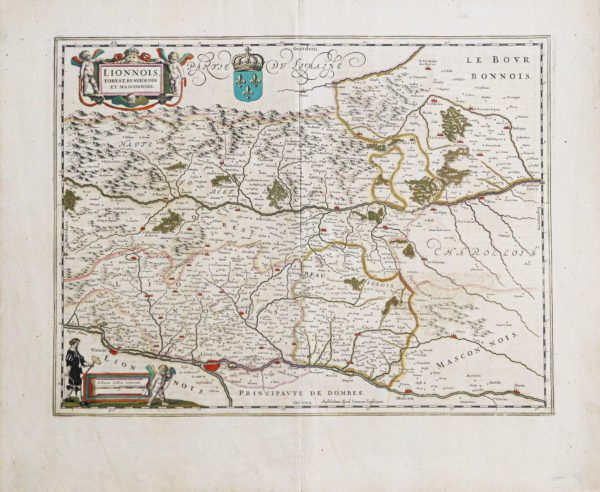 Carte ancienne du Lyonnais - Mâcon - Forest – Image 2