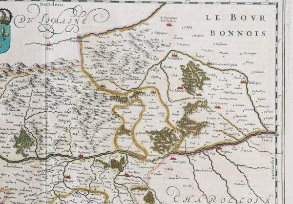 Carte ancienne du Lyonnais - Mâcon - Forest – Image 4
