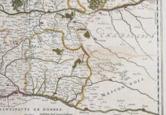Carte ancienne du Lyonnais - Mâcon - Forest