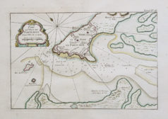 Carte marine ancienne de Porto Rico