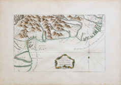 Carte marine ancienne - Port au Prince - St Domingue
