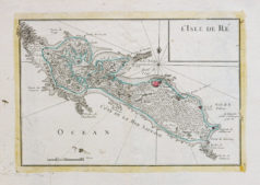 Carte marine ancienne de l’Île de Ré