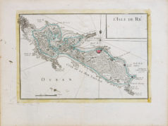 Carte marine ancienne de l’Île de Ré
