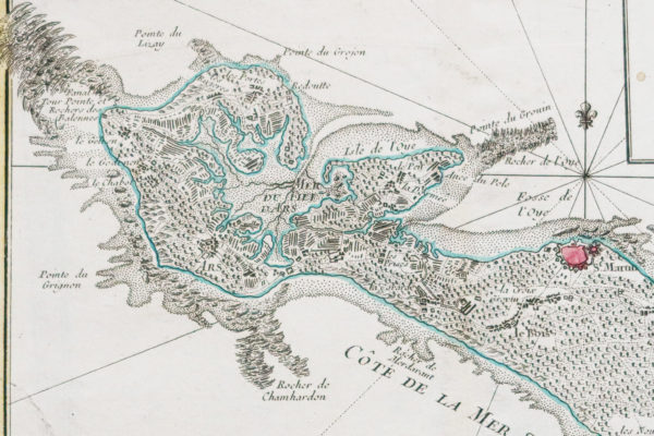Carte marine ancienne de l’Île de Ré