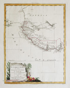 Carte ancienne de l’Afrique de l’Ouest