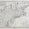 Carte géographique ancienne des Etats-Unis
