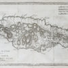 Carte géographique ancienne de la Jamaïque