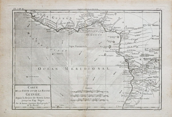 Carte géographique - Basse et Haute Guinée