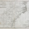 Carte géographique ancienne - Sud des Etats Unis
