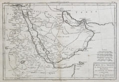 Carte ancienne de l’Arabie - Mer Rouge
