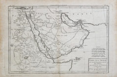 Carte ancienne de l’Arabie - Mer Rouge