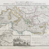 Carte marine ancienne de la Méditerranée