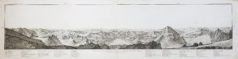 Grand Panorama ancien des Alpes - Mont Thabor