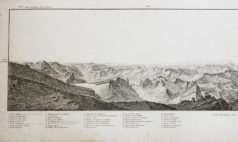 Grand Panorama ancien des Alpes - Mont Thabor