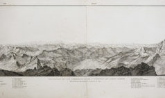 Grand Panorama ancien des Alpes - Mont Thabor