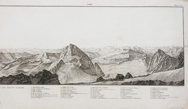 Grand Panorama ancien des Alpes - Mont Thabor