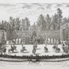 Gravure ancienne - Les Fêtes de Versailles - Israel Silvestre